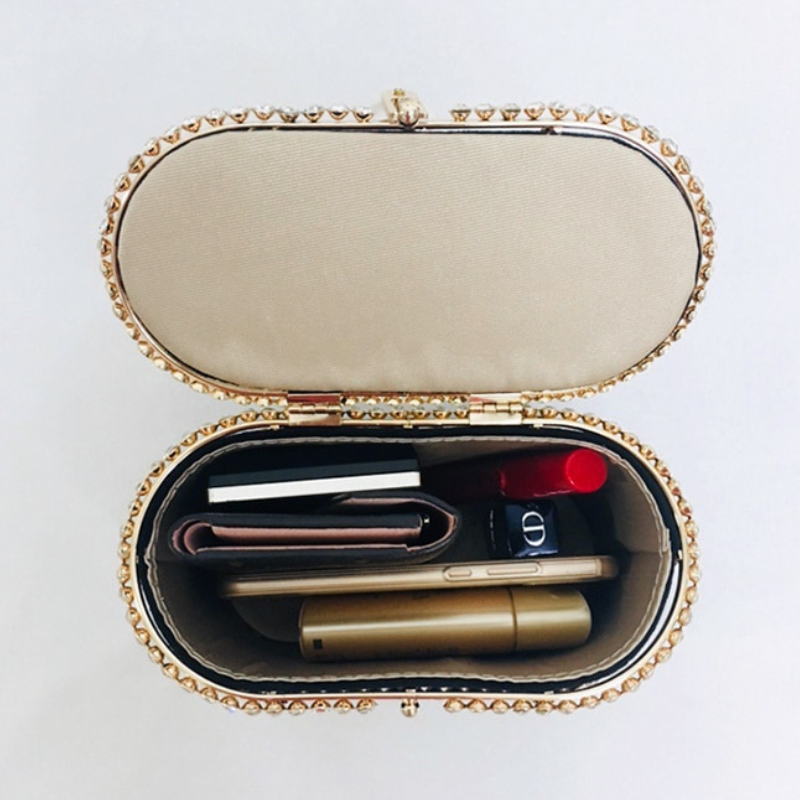 Luxe and Rhinestone Studded Basket Bags Boots N Bags Heaven