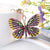 Bejeweled Sparkling Rhinestone Butterfly Keychain