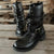 Lace-Up Belts Gothic Boots