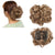 Large Stylish Comb Clip-In Curly Hair Wig Fiber Bun Extensions