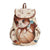 Lovely Cat Canvas Backpack
