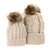 Mommy And Me Beanies Winter Hats Matching Knitted Beanies- Mother Daughter Beanies