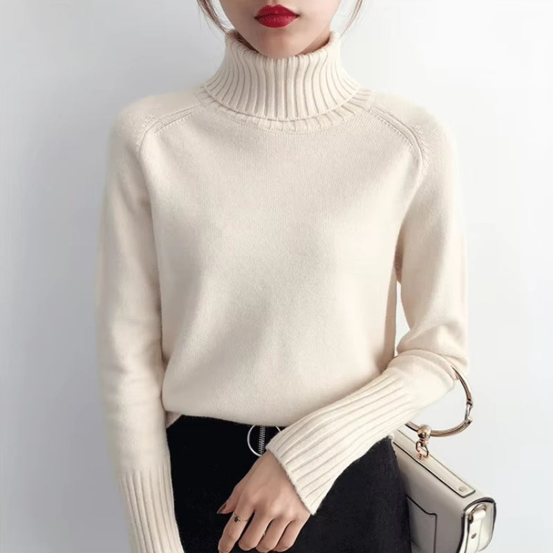 Mika - Winter Pullover Turtleneck Sweater – Boots N Bags Heaven