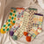 Preppy Style Flower Pattern Long Winter Socks