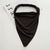 Elastic Flexible Satin Triangle Hair Scarf in Vibrant Colors