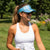 Adjustable Reflective Sporty Sun Visor Hat for Summer Getaways