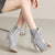 Sparkling Stiletto High Heel Lace-up Ankle Boots for Women