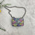 Metallic Finish Textured Luxe Evening Bag with Chain Strap