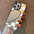 Matching Couple Checkered Love Heart Phone Case for iPhone