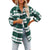 Classic Plaid Button-Down Long Sleeve Shirts for Women
