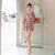 Flare Sleeve Boho Fashion Floral Print V-neck Women's Mini Dress