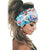 Women's Fashionable Wide Headband with Bright Flower Print