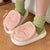 Cute Turtle Shell Pattern Warm Plush Indoor Home Slippers
