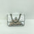 Metallic Finish Textured Luxe Evening Bag with Chain Strap