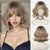 Voluminous Wavy Bob Hair Extension Wigs with Chic Bangs