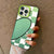 Matching Couple Checkered Love Heart Phone Case for iPhone