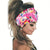 Women's Fashionable Wide Headband with Bright Flower Print