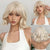 Voluminous Wavy Bob Hair Extension Wigs with Chic Bangs