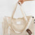 Mesh Shopping Bag Large-Capacity Shoulder Tote Handbag