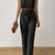 Sleeveless Crop Top with Floral Cutwork Embroidery and Wide Leg Trouser