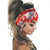 Women's Fashionable Wide Headband with Bright Flower Print