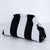 Colorblock Striped Clutch Bag with Textured Knit Finish