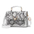 Snake Pattern Crossbody Shoulder Messenger Bag for Women