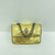 Metallic Finish Textured Luxe Evening Bag with Chain Strap