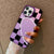 Matching Couple Checkered Love Heart Phone Case for iPhone