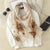 Women's Flower Embroidered Shawl Scarf for Elegant Style
