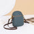 Mini Genuine Leather Crossbody Bag for Women with Adjustable Strap