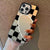 Matching Couple Checkered Love Heart Phone Case for iPhone