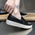Flashy Rhinestone-Accented Slip-On Sneakers for Casual Outdoor Wear