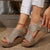 Women's Peep-Toe Wedge Heel Sandals for Comfort and Style