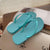 Comfortable Casual Women's Easy-On Solid Color Flip-Flops