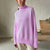 Bright and Solid Colored Turtle Neck Winter Sweater