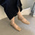 Women's Retro Square Toe Ballet Flat Shoes