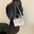 Luxurious Mini Metallic Color Flap Cross-body Handbag