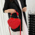 Lovely Heart-Shaped Top Handle Crossbody Bags