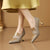 Timeless Glam Snake Pattern Pointed Toe Pumps