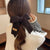 Soft and Fluffy Knitted Bow Decor Elastic Hair Tie