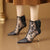 Enchanting Sequined Mesh Decor Metal Thin High Heel Shoes