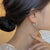 Women's Delicate Enamel Love Heart Earrings