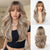 Layered Long Straight Hair Wigs with Fluffy Layers and Curtain Bangs