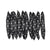 10-Piece Polka Dot Pattern Flexible Hair Curlers for Easy DIY Curls