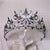 Celestial Crescent Moon and Star Tiara Crown for Women