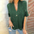 Casual Slouchy One-Button Short Sleeve Open-Knit Cardigan