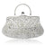 Women's Glittering Beaded Sequin Decor Clutch Handbag