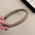 Retro-style Padded Headbands with Small Gold-tone Bow Accent
