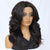 Voluminous Wavy Lace Front Hair Wigs with Face-Framing Curl Details